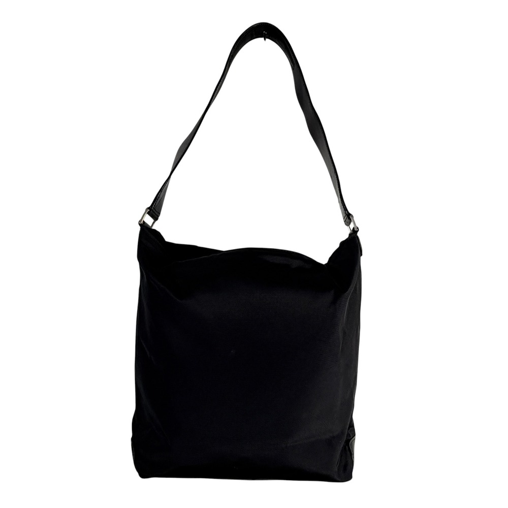 TUMI Black‎ Ballistic Nylon Leather Trim Shoulder Bag Hobo Tote Weekender Bucket